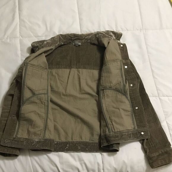 J. Jill Dark Green Corduroy Button Down Jacket - Picture 6 of 8